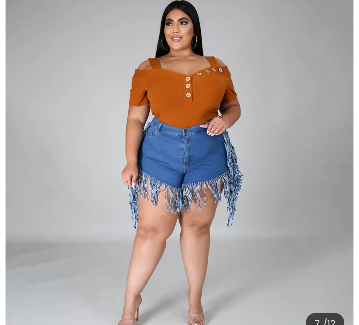 Plus Size Jean Shorts: High Waisted Denim Shorts for Women, Raw Hem, Wide Leg, Loose Fit Summer Casual Shorts