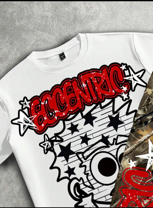 Cartoon Graffiti Pants Set