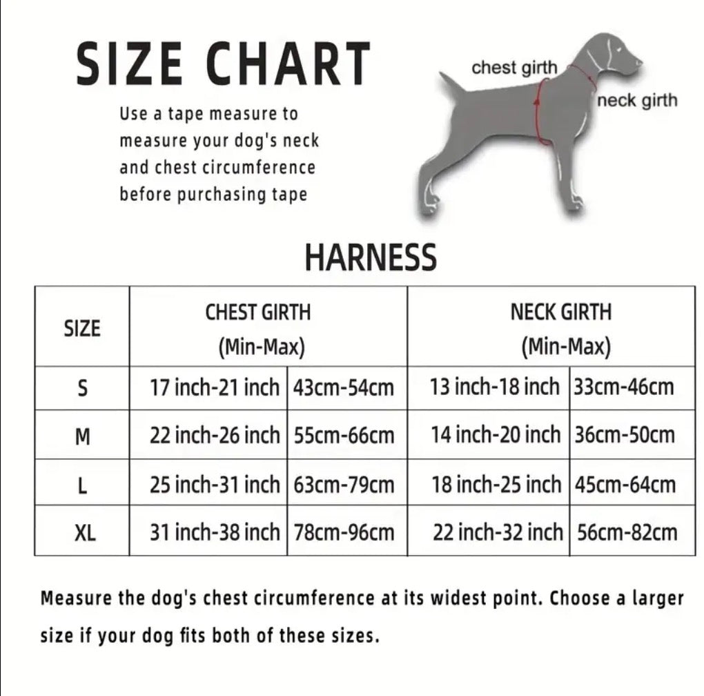 3pcs Escape-Proof Dog Harness & Leash & Poop Bag Dispenser Set,Adjustable, Soft, Comfortable, Breathable Dog Vest,Night reflex, suitable for medium and large dogs walking